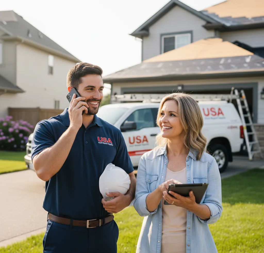 USA Roof Repair Experts customer support in Hazel Crest